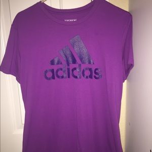 Purple Adidas Tee